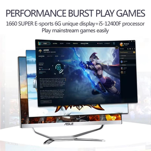 Venta caliente Computadora de escritorio para juegos 24 27 32 pulgadas en pantalla curva de PC todo en uno i7 i5 I3 AIO para Office Home - Product Image 2