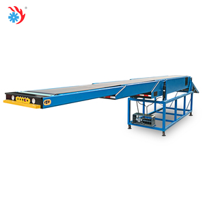 Cinta transportadora de pluma de fábrica Transportador móvil con sistema hidráulico para descarga de carga de industria exprés - Product Image 6