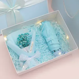 Midu2025母の日ギフトセットクリスマス用のカスタムロゴ付きの美しいブーケ真空ファン傘加湿器 - Product Image 5
