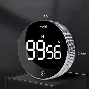 Timer da cucina con conto alla rovescia digitale Timer magnetico per la cottura con funzione di luce costante per le aule tranquille per i bambini adulti - Product Image 5