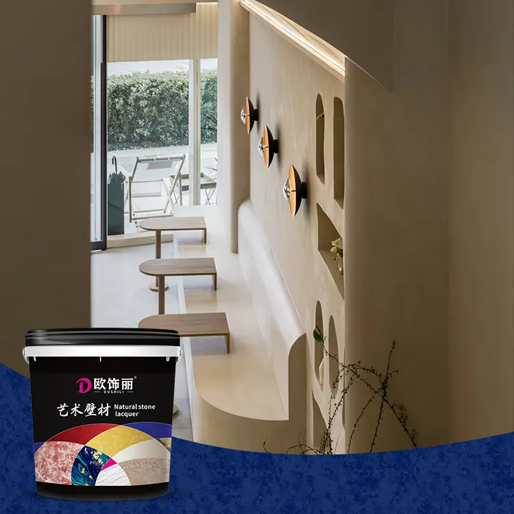 Fabrika kaynağı cazip fiyat yapı boya kabini duvar tablosu microcement boya