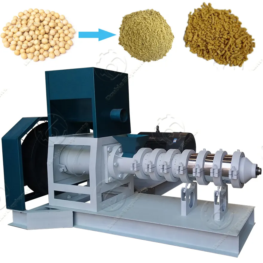 De alta calidad de bajo costo extrusora de soja harina de soja máquina de hacer
