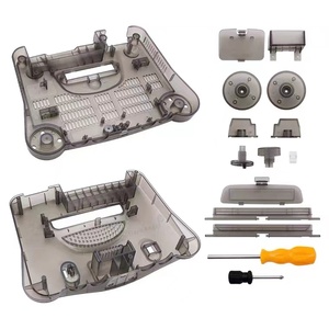 Transparent Color Hard Plastic Shell <strong>Case</strong> for Nintendo N64 Retro Video Game Console Replacement Housing