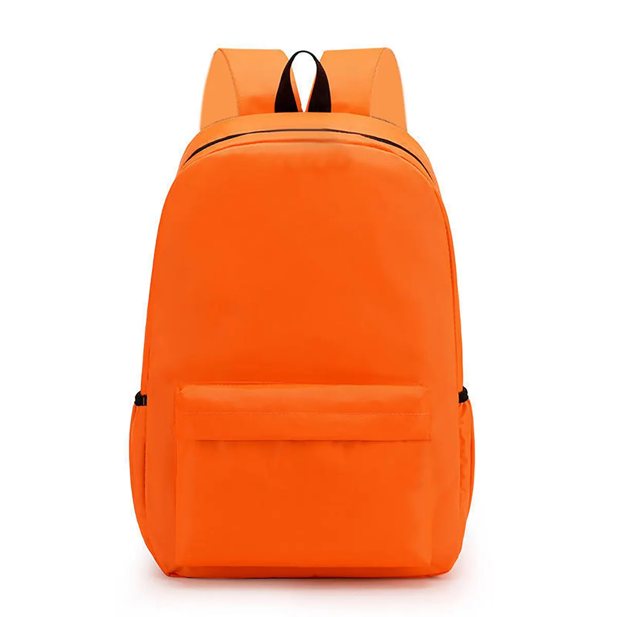 Pronto per la spedizione di alta qualità a buon mercato leggero arancione grandi ragazzi ragazze bambini borsa zaino Bookbag per la scuola all'aperto