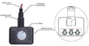 PDLUX PD-PIR157 Outdoor IP44 <strong>Pir</strong> <strong>Motion</strong> <strong>Sensor</strong> Detector Smart Switch Led 110v 220v <strong>Pir</strong> Infrared <strong>Motion</strong> <strong>Sensor</strong> - Product Image 5