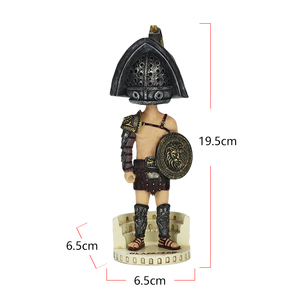 2023 Hot Sals Nhựa Linh Hồn Bóng Tối Faraam Hiệp Sĩ Bobble Đầu Bàn Trang Trí Phim Hoạt Hình Bức Tượng Bobblehead Xe Trang Trí - Product Image 2