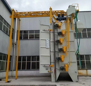Çekirdek bileşenleri Motor PLC Motor şanzıman pompası ile değişken frekans patlama tekerlek kanca tipi kumlama makinesi - Product Image 3