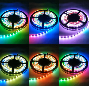 5m 10m 30m 5050柔性24V DMX 12v可寻址RGBW RGBIC SMD WS2811 Tiras WS2812b可寻址RGB发光二极管条144发光二极管 - Product Image 6