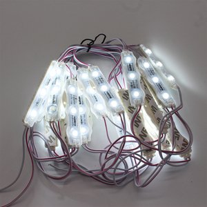 โมดูล LED lst 3leds 2835 6500K สีขาวบริสุทธิ์ 1.5W 12V IP67 เลนส์ 170 ABS Backlight สําหรับกล่อง AD กลางแจ้ง led ฉีดโมดูล - Product Image 3