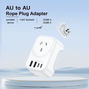 Enchufe AU Adaptador múltiple Función de toma de corriente Control Toma de corriente Convertidor Usb de pared Cargador de teléfono móvil Enchufe eléctrico - Product Image 2