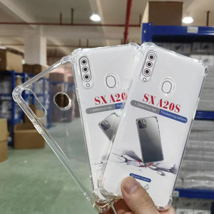 Darbeye dayanıklı özelliği ile Samsung A20-A30 serisi cep telefonu kılıfı-şeffaf yumuşak TPU arka kapak için anti-sonbahar kabuk - Product Image 4