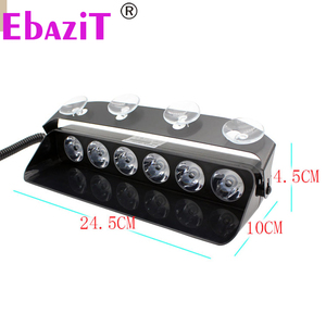 S6 S9 12V Red/蓝光高功率警告闪烁LED多功能闪光灯 - Product Image 2