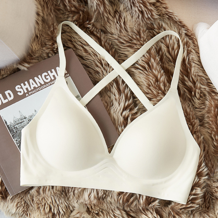 Couleur 3-Champagne avec 1 coussinet de soutien-gorge intégré