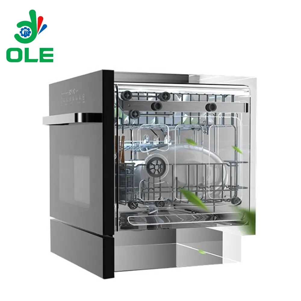 Household Built-In Commercial 8 Sets Bowl Dishwasher Washing Machine