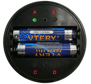 Knopfsc halter Rotary Remote Beliebter Outlook Neuer einfarbiger LED-Remote-LED-Schalter für Controller