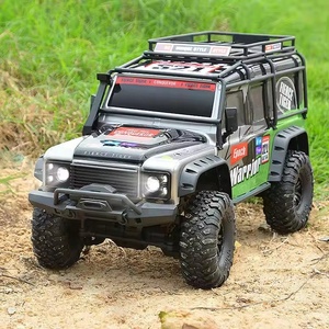 HB-ZP1005 1:10 oranı dört tekerlekten çekiş <span class=keywords><strong>RC</strong></span> kaya paleti 15 K/H paletli çekme araç LED ışıkları 4x4 Off-Road RTR yetişkin versiyonu