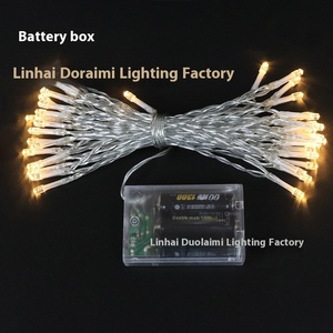 Cadena de luces navideñas LED de 8 funciones, alimentado por batería USB, resistente al agua, IP44, Control remoto, fuente de alimentación CC para uso transfronterizo - Product Image 6