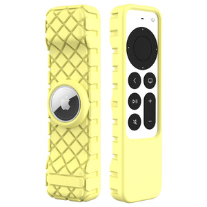 TENCHEN 2022 New Smart <strong>Tv</strong> Remote Control Silicone Cover for <strong>Apple</strong> <strong>Tv</strong> 4k Siri Remote Control 2 In1 Silicon Case for Airtag - Product Image 5