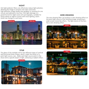 12 in 1 UV CPL <strong>ND</strong>/PL STAR NIGHT Camera Lens <strong>Filter</strong> for DJI OSMO Pocket <strong>3</strong> JSR CB Series - Product Image 6
