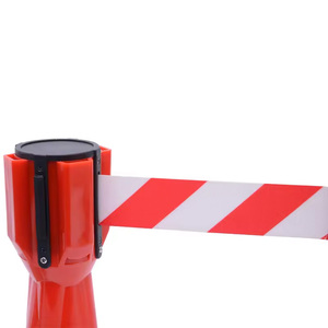 2/3/5m chiều dài có thể thu vào vành đai mở rộng Cone Topper Băng giao thông Cone nối Telescopic cô lập vành đai rào cản - Product Image 1
