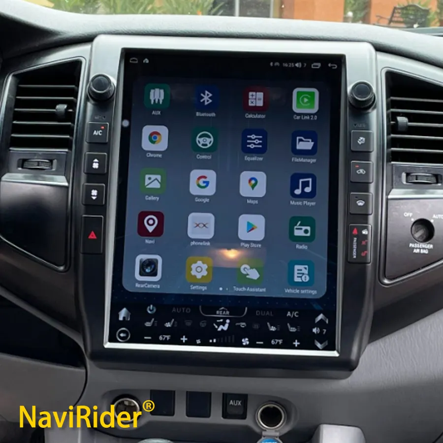 Radio à écran 13 pouces Tesla Android 2din pour Toyota Tacoma 2 N200 Hilux 2005-2015 GPS Carplay voiture multimédia lecteur vidéo stéréo