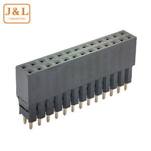 מחיר מפעל 2.54 מ""מ ראש נקבה עם <span class=keywords><strong>2x13</strong></span> פינים PCB מחברי שקע ראש סיכה נקבה בשורה אחת