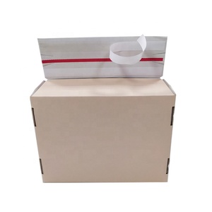 Cajas de embalaje recicladas con autosellado con logotipo de impresión personalizado de comercio electrónico, caja de ropa de envío, cartón corrugado de flauta electrónica - Product Image 2