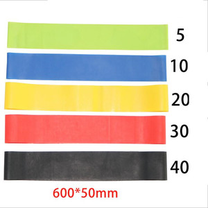 Resistencia Entrenamiento en casa Elástico Estiramiento Caucho Látex Mini Loop Band Gimnasio Ejercicio Resistencia Loop Bands - Product Image 2