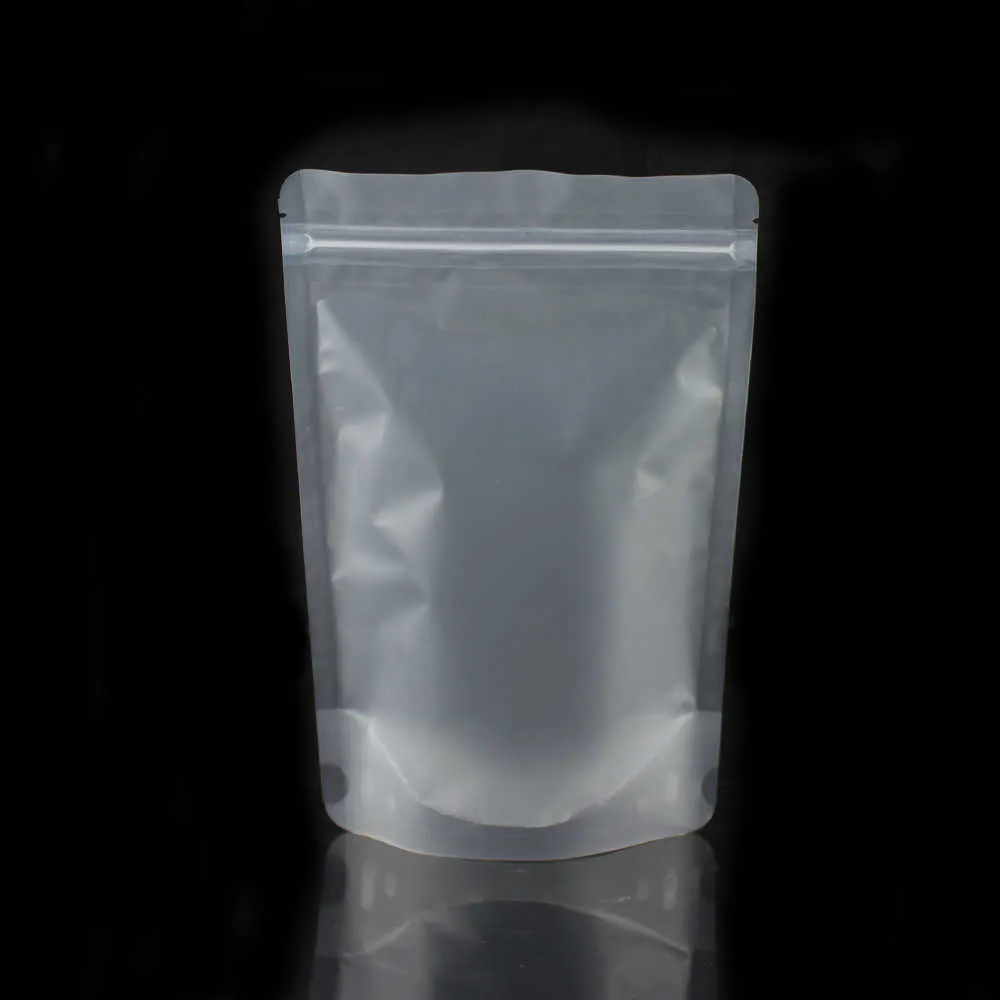 Матовый матовый прозрачный упаковочный пакет для пищевых продуктов
