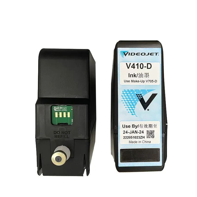 Videojet tinta hitam asli rias wajah V410-D pembersih V411-D V705-D V901-Q V706-D untuk Printer CJ VJ1000