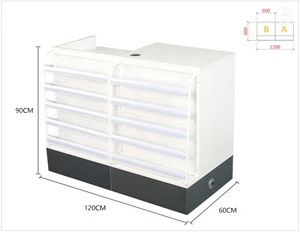 零售商店金属收银台方便商店结帐柜台与展示架 - Product Image 2