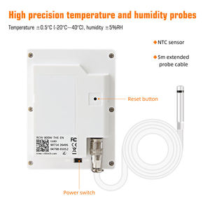 Design magnetico rete Wifi RCW-800W monitoraggio registrazione in tempo reale registratore di dati di temperatura Elitech - Product Image 5