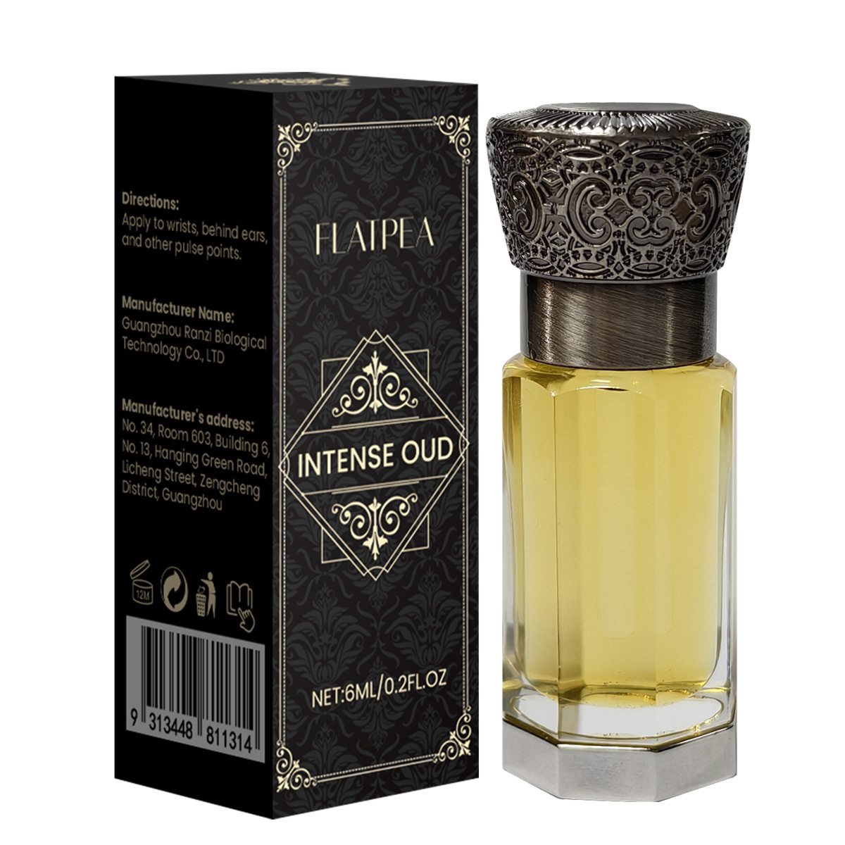 Huile de parfum Oud intense