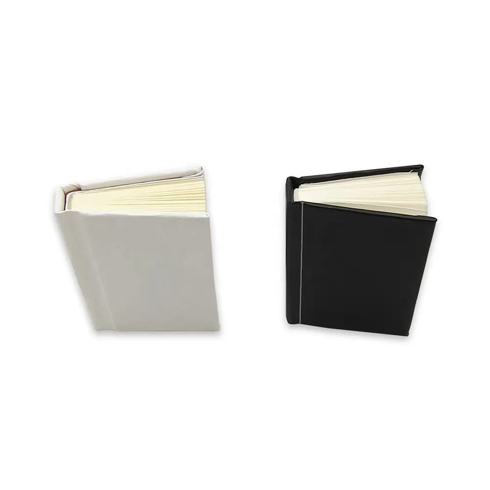 หนังสือปกแข็งสีขาวขนาดเล็กสีขาวไม่มีปกแบบกำหนดเอง