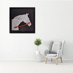 At tasarım DIY dize sanat kiti standı pimleri ve iplik DIY aktivite kitleri ile kendi dize sanat kurulu yapmak yetişkinler için çocuklar - Product Image 4