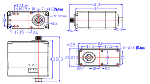 FEETECH 15 кг программируемый умный робот сервопривод DIY RC Servo SCS15 для Arduino для конечных DIY энтузиастов, изготовленных из прочного металла
