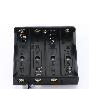 BH4AADCWL 4 AAバッテリーホルダーDCプラグバレルジャック付き5.5*2.1mm電源用途 - Product Image 2