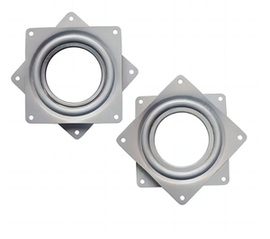 Modern 360 Degree <strong>Rotating</strong> Base Turntable Hollow Square Bookshelf for Sofa Kitchen Application - Product Image 1