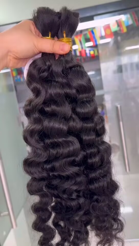 1 paquete de cabello rizado indio a granel