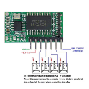 433.92 Mhz Rf trasmettitore e ricevitore Kit modulo basso Standby corrente Rf ricevitore trasmettitore - Product Image 3