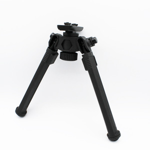ハンティングアクセサリーMetal ml-ok Bipod 360度回転折りたたみ式マウント付き