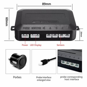 Kit de Radar de estacionamiento automático con pantalla LED, sistema Detector de Monitor de marcha atrás, 8 sensores - Product Image 3
