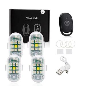 Kablosuz uzaktan kumanda çakarlı lamba <span class=keywords><strong>LED</strong></span> <span class=keywords><strong>7</strong></span> renk araba motosiklet RC Drone flaş pozisyon göstergesi kuyruk uçak uyarı lambaları