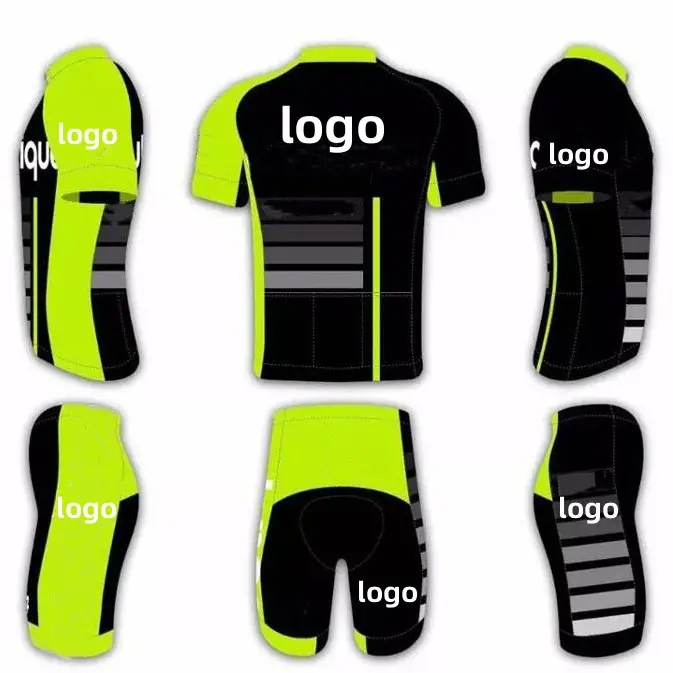 Personal isiertes Rad trikot set mit Sublimation druck OEM-Hersteller Pro Team Bicycle Bike Men Wear Custom Cycling Jersey