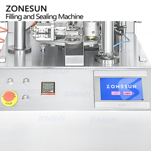 ZONESUN ZS-KCFC1 Full Automatic Monoblock Rotary Servo Auger <strong>Small</strong> Powder Coffee Capsul <strong>K</strong> Cup Filling Sealing Machine - Product Image 2