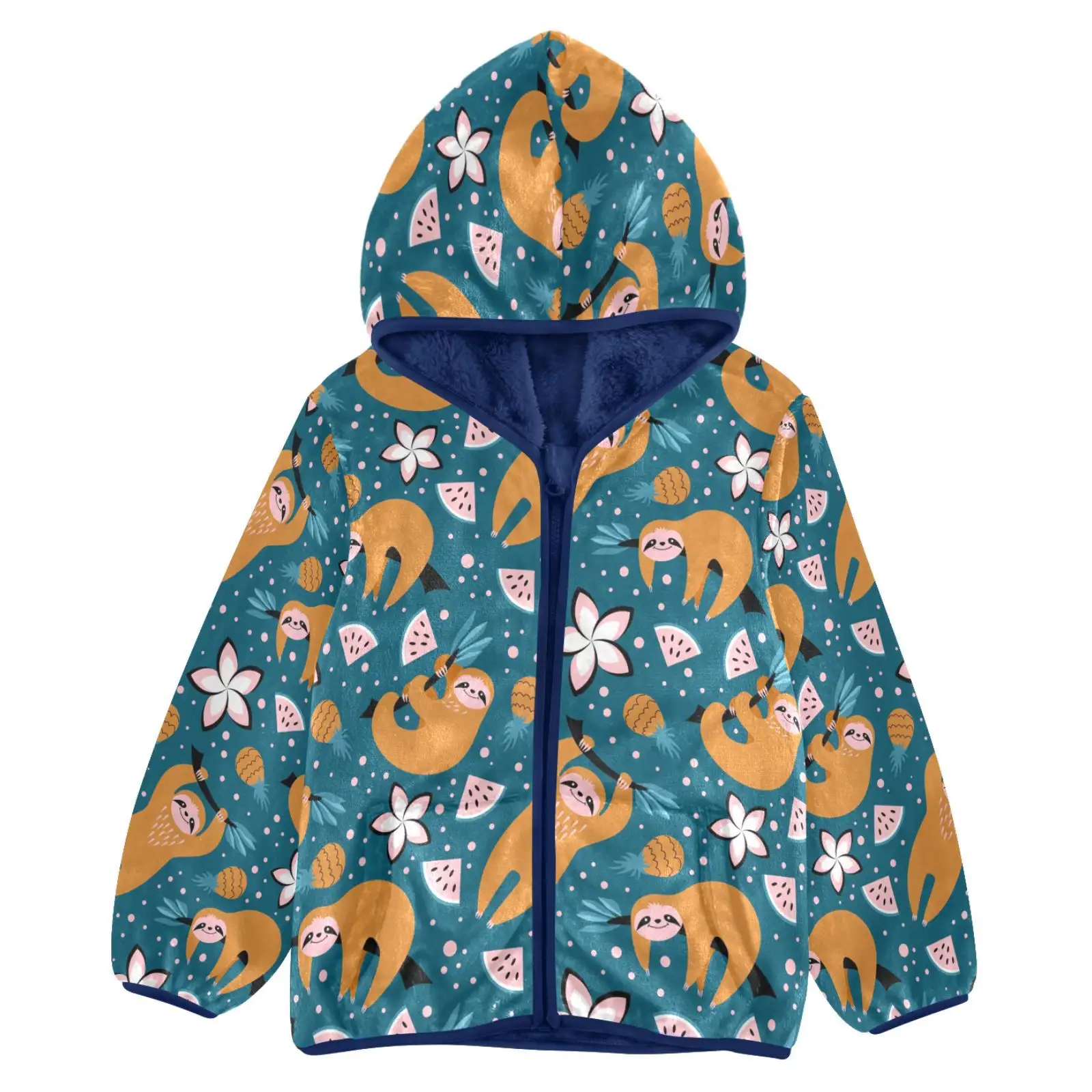 Nueva ropa de invierno para niñas, abrigo de lana cálido para bebés, logotipo personalizado, chaqueta con capucha, ropa de abrigo para niños