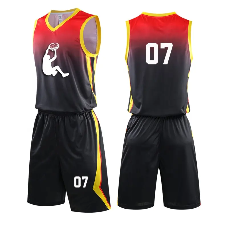 Factory wholesale customized blank Sublimation latest Basketball Shorts Basketball Jersey