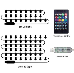 App Control DIY Urlaub Indoor Weihnachten USB Lichterketten RGB Magic Intelligente Fernbedienung LED Lichterkette - Product Image 3