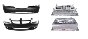 Máquina de moldeo por inyección Horizontal 2200T IMM parachoques de coche de plástico de dos platos para termoplástico para planta de fabricación