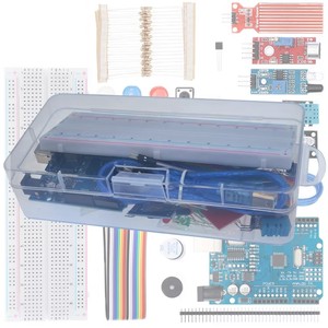 Starter Kit für Uno R3 Bread board Basic Simple Learning Kit Schall wasserstand LED-Steuerung zur Erkennung der Luft feuchtigkeit - Product Image 6